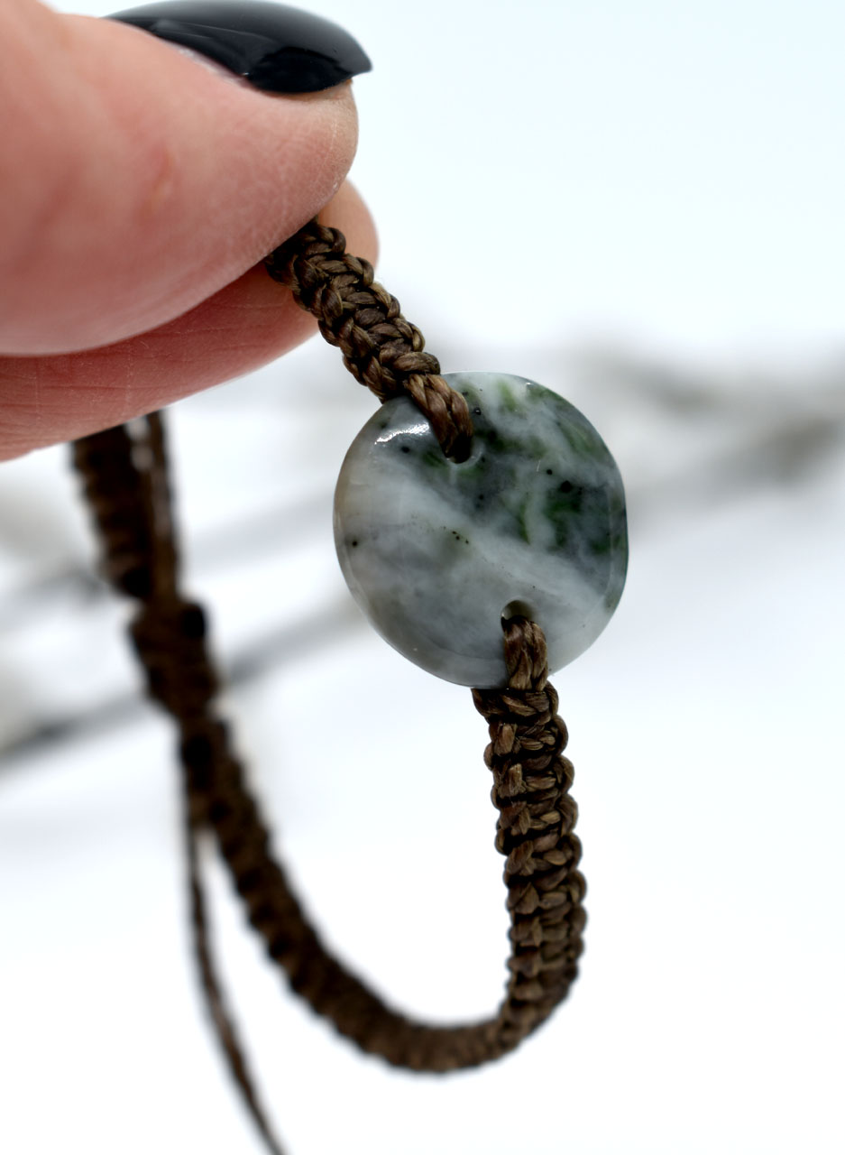 Pounamu Bracelet - Amber Dawn - Image 2