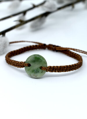 Pounamu Bracelet - Amber Dawn