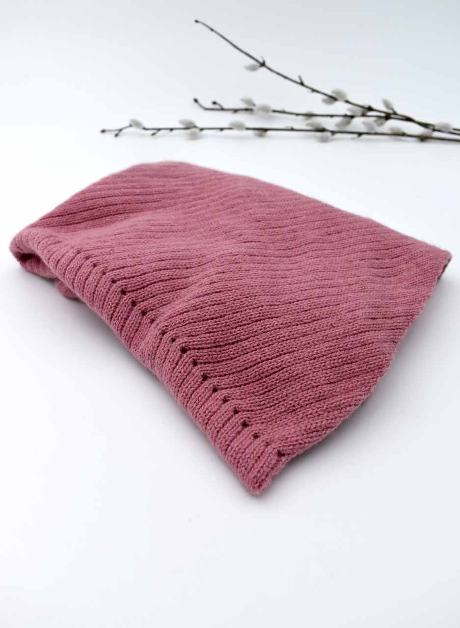 Dusky Pink Merino Possum Scarf - Ingeborg Hawighorst - Image 2