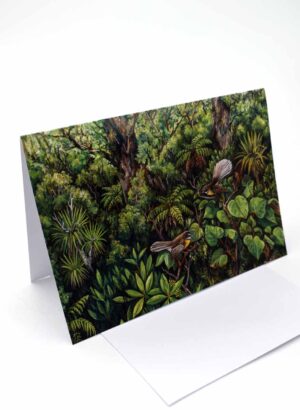 Piwakawaka Greetings in Nature - Margaret Scott