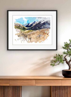 Southern Alps Landscape (Phipps Peak at Arthur's Pass) (Limited Edition Print) - Rachel Walker