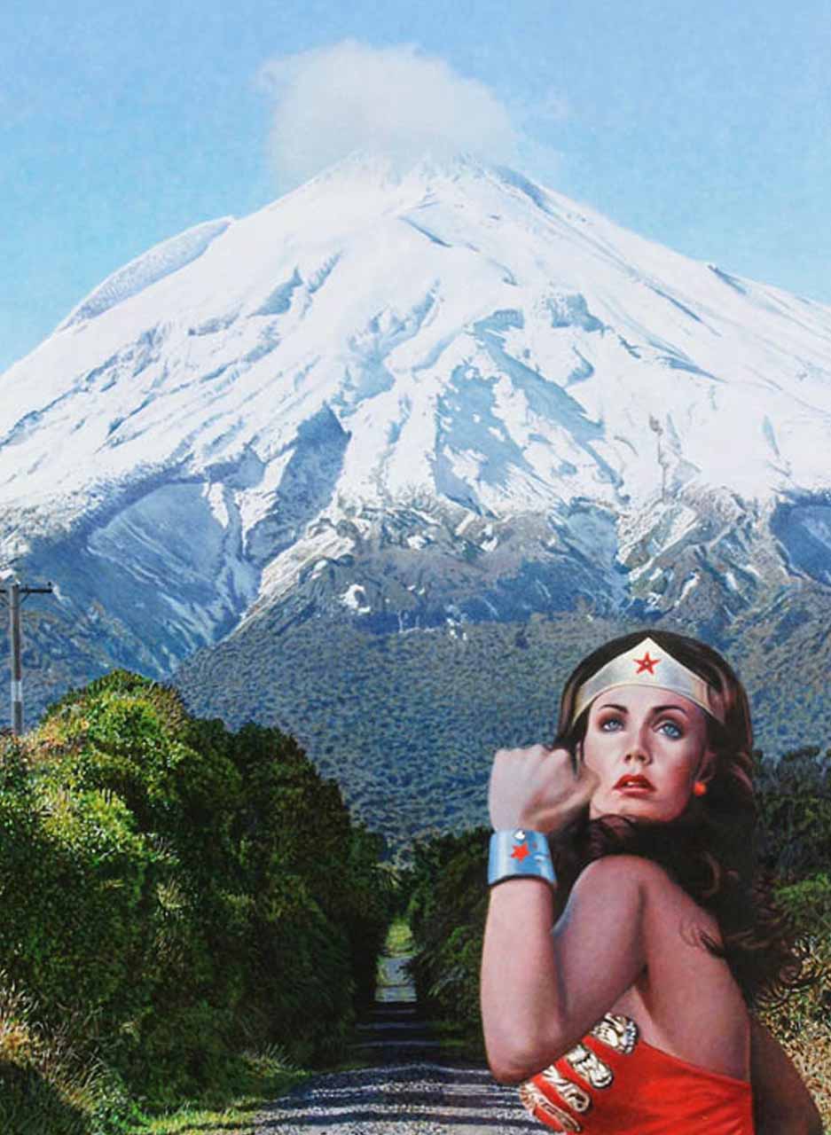 Wonderwoman and Mount Taranaki - Graham Kirk - Image 3