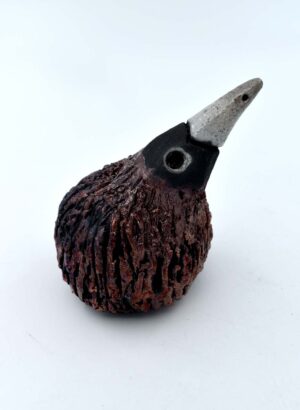 Raku Kiwi (Small) - LJH Pottery