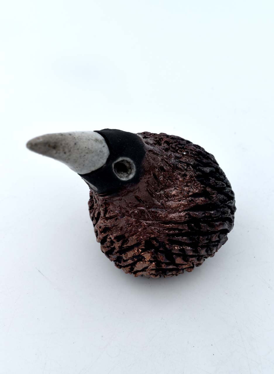 Raku Kiwi (Small) - LJH Pottery - Image 2