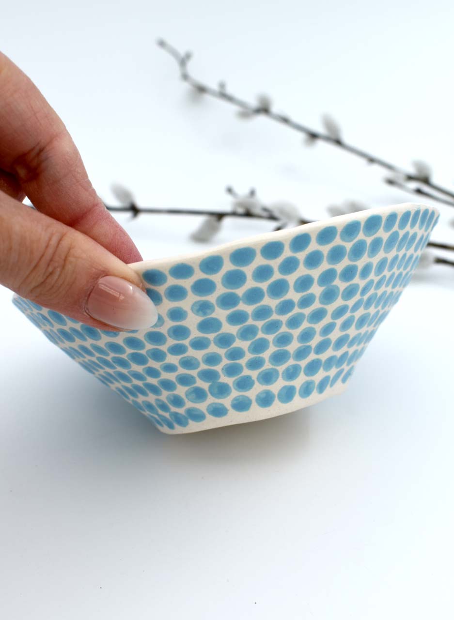 Lilac Dottie Bowl - Mazza Made Ceramics - Image 2