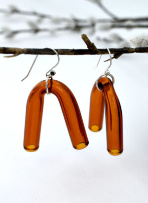 Amber Arc Earrings - Isla Osborne