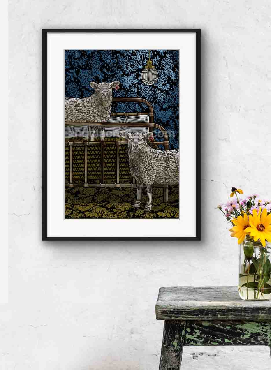 Bedlamb (Limited Edition Print)- Angela Croft - Image 3