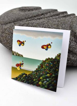 Busy Bees (Mini Note Card) - Hamish Allan
