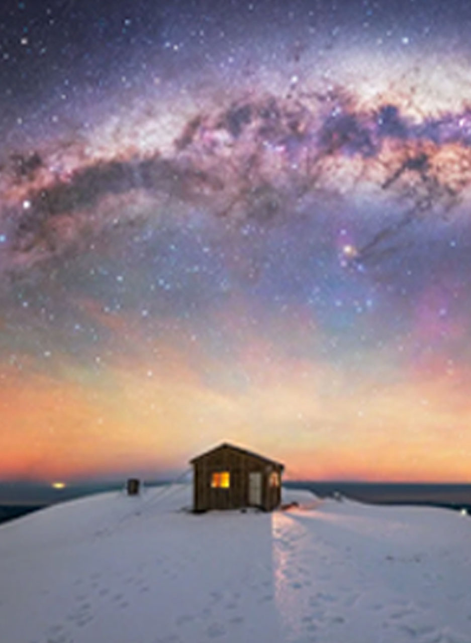 Milky Way over Syme Hut and Mt Taranaki - Brendan Larsen Photography - Image 3