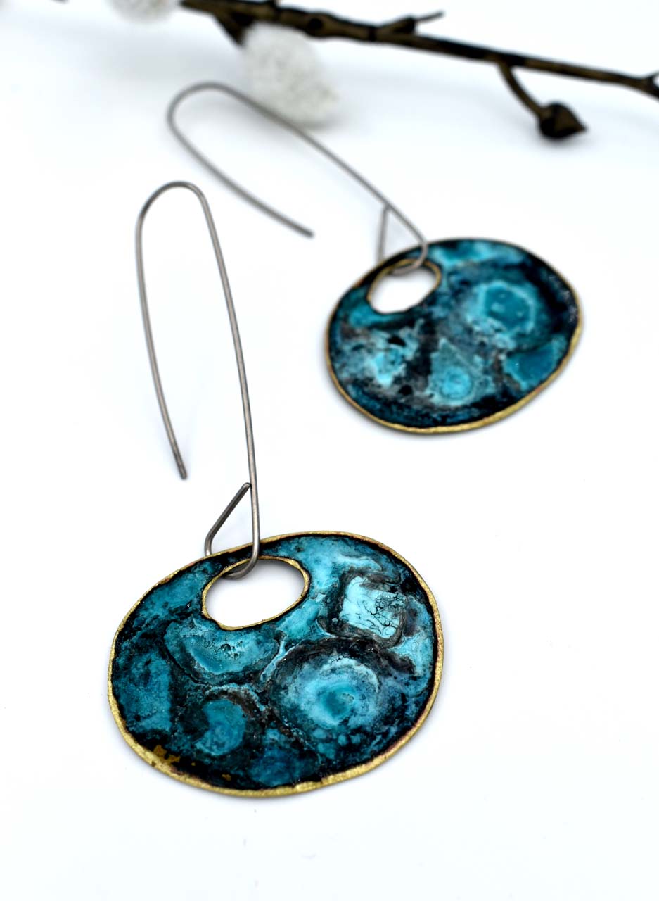 Ocean Blue Oval - Tanya Bogdanova