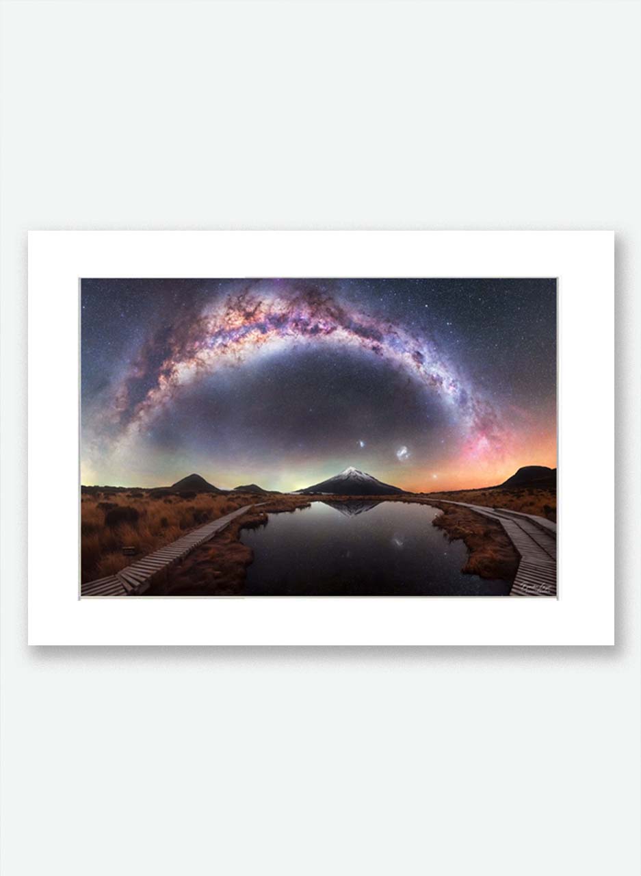 Milky Way Arch over Pouakai Tarns - Brendan Larsen Photography - Image 2