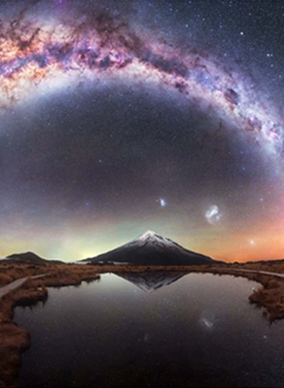 Milky Way Arch over Pouakai Tarns - Brendan Larsen Photography - Image 3