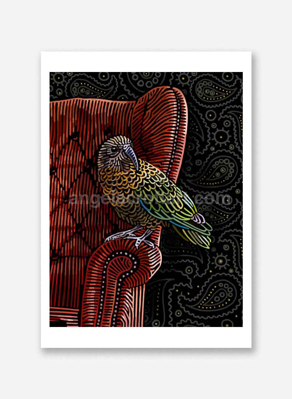 Sneaky McCheeky (Limited Edition Print) - Angela Croft - Image 2