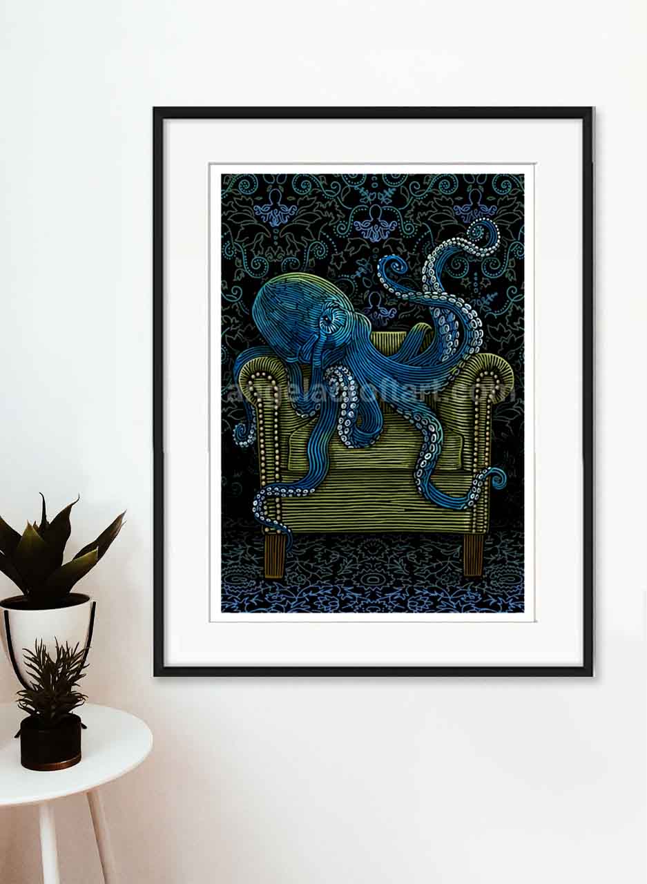 Temporarily Blue (Limited Edition Print) - Angela Croft - Image 2