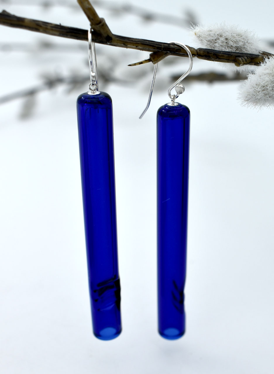 Toru Cobalt Blue Earrings - Isla Osborne - Image 3