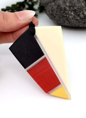 Glass Art Pendant - David Traub
