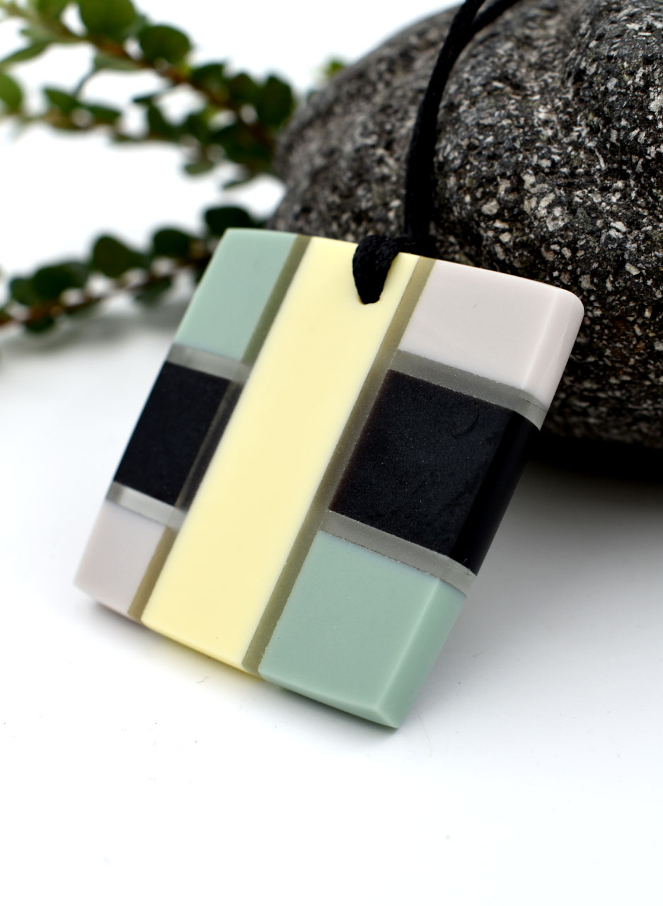 Glass Art Pendant - David Traub