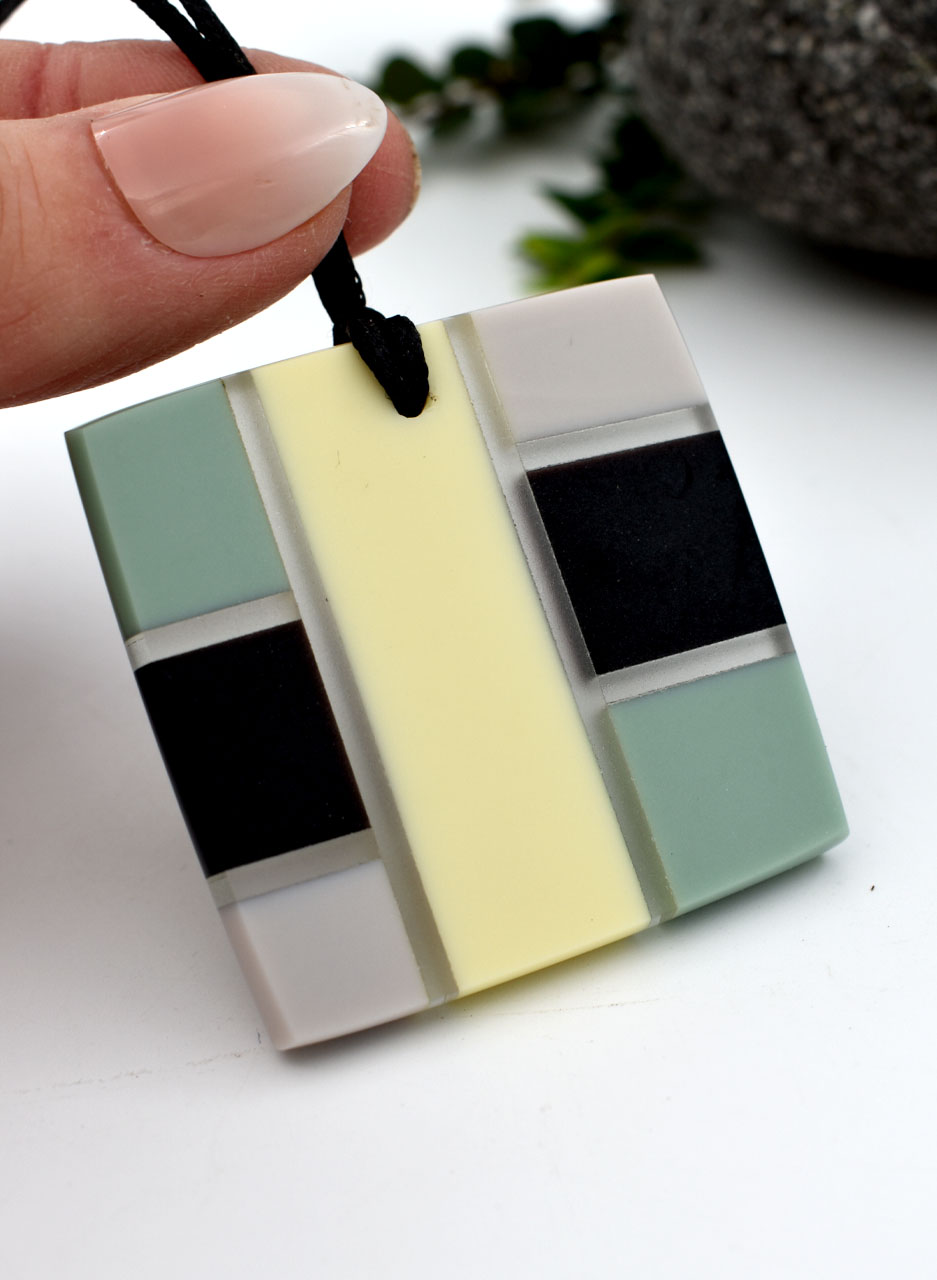 Glass Art Pendant - David Traub - Image 2
