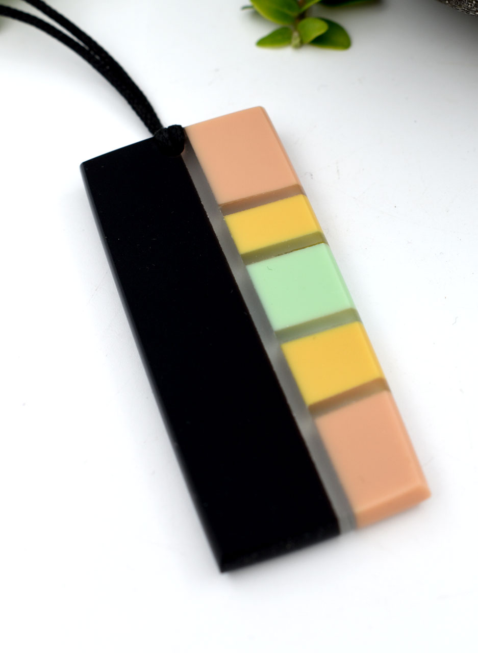 Glass Art Pendant - David Traub - Image 3