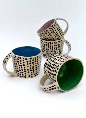 Lilac Dottie Mug - Mazza Made Ceramics