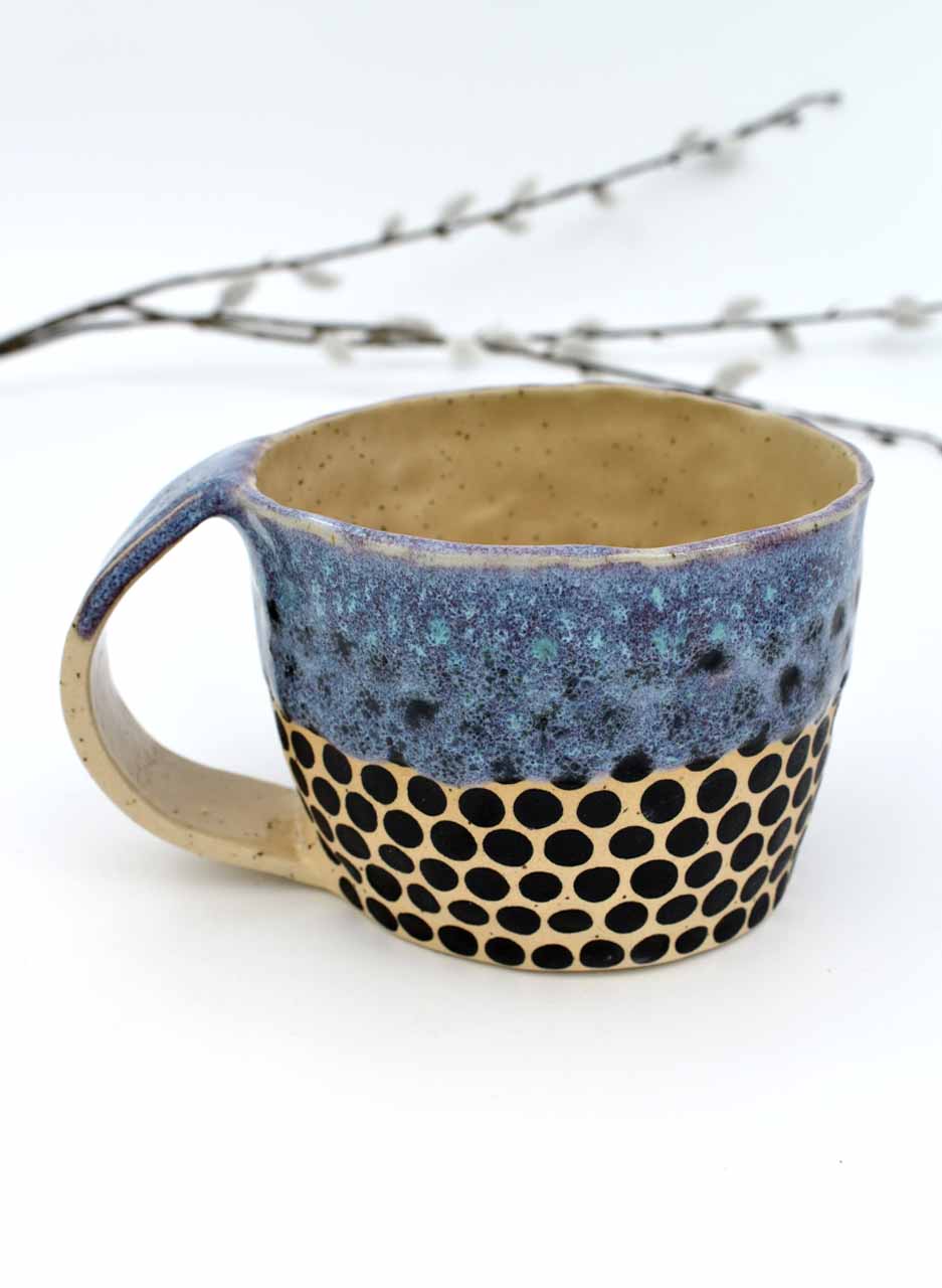 Wisteria Dottie Mug - Mazza Made Ceramics - Image 3