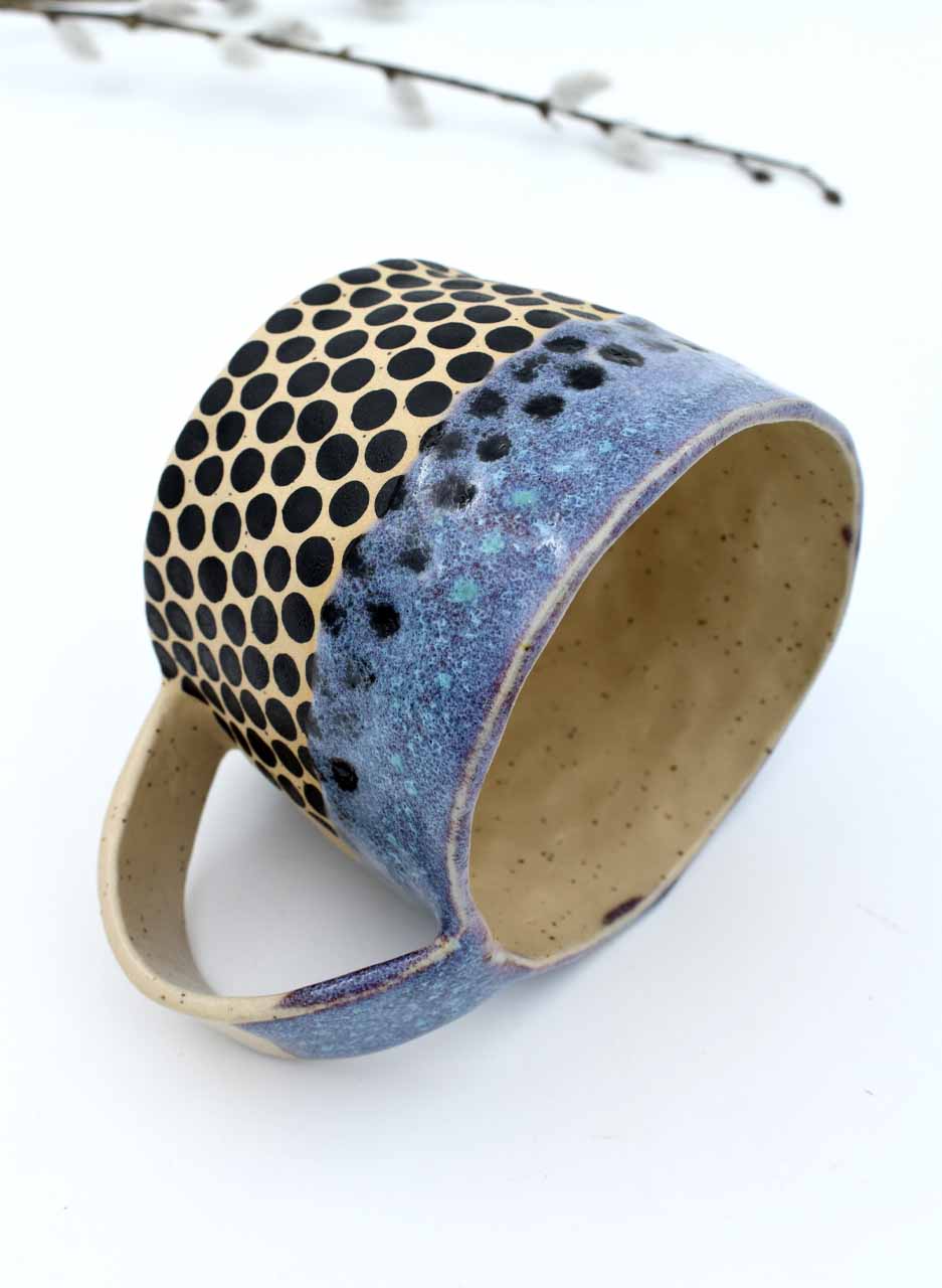 Wisteria Dottie Mug - Mazza Made Ceramics