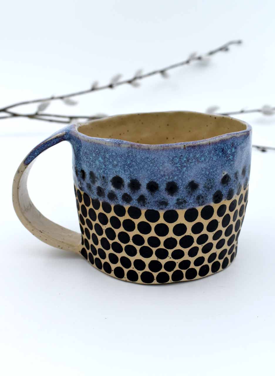 Wisteria Dottie Mug - Mazza Made Ceramics - Image 2