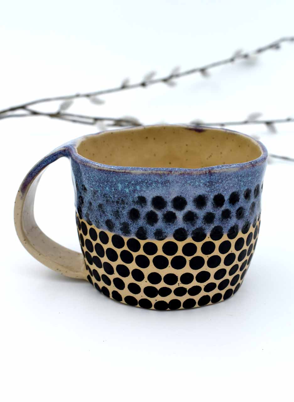 Wisteria Dottie Mug - Mazza Made Ceramics