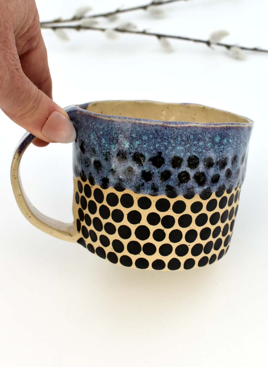 Wisteria Dottie Mug - Mazza Made Ceramics - Image 2