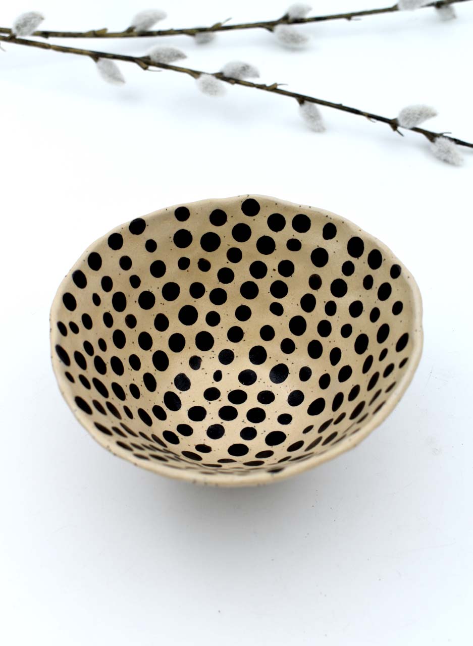 Natural Dottie Bowl - Mazza Made Ceramics - Image 2