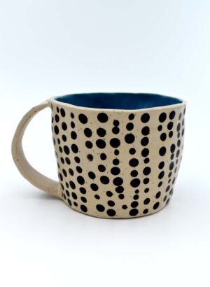 Blue Dottie Mug - Mazza Made Ceramics