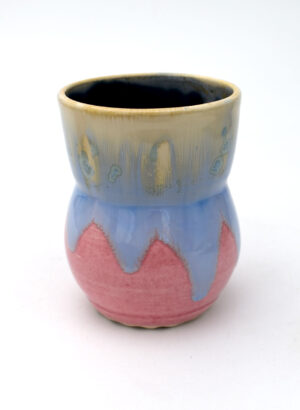 Pink/Blue Tumbler - Ish ceramic Studio